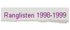 Ranglisten 1998-1999